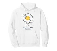 Vorrei Essere (Funny Nonsense Statement) (Egg Graphic) Felpa con Cappuccio