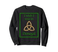 Vorrei Essere nel Nodo Celtico dell'orgoglio della contea di Donegal Felpa