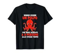 Vorrei Essere Un Polpo Umorismo Marino Maglietta