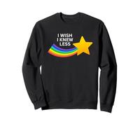 Vorrei saperne di Meno Funny Shooting Star Rainbow Felpa