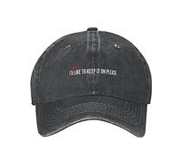 Vorrei Tenerlo Acceso, per Favore Donna Uomini Berretto da Baseball Regolabile Cappello da Cowboy Leggera Cappelli da papà Tappo Sportivo per All'Aperto Estivo Viaggi