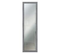 Vorreishop Lupia Specchio da Parete Shabby Chic 38x121 cm, specchiera per Camera da Letto, Soggiorno, Ingresso, Verticale o Orizzontale Grigio