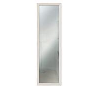 Vorreishop Lupia Specchio da Parete Shabby Chic 38x121 cm, specchiera per Camera da Letto, Soggiorno, Ingresso, Verticale o Orizzontale Beige