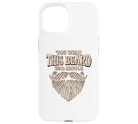 Vorresti che questa barba fosse single Funny Taken Beard Married Custodia per iPhone 15