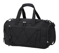 Vorspack Borsa da palestra da uomo, 38/45/53/53 cm, borsone da viaggio, leggero, borsa da viaggio, borsa da viaggio, borsa da viaggio, sport, palestra, nero, 18 Inches