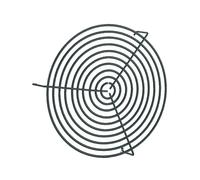 Vortice 22755 CA-G 125 Griglia di Protezione per Aspiratori da Condotto