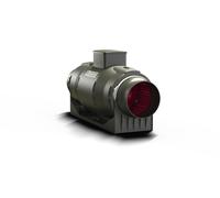 VORTICE Lineo Ventilatore a Condotto 160 mm Timer 510 m³/h Nero Opaco [EEK: Non valutato]