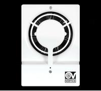 VORTICE M 10/4" T - Aspiratore Bagno 100mm e Cucina con Timer da Parete, Ventola Aspirazione Elicoidale a Basso Consumo Energetico, Rimuove Muffa e Umidità, Portata Massima 85 m3/h, 18,9x13,7x8,1cm