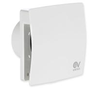 VORTICE Mex 120/5" LL 1S T - Aspiratore Bagno e Cucina Elicocentrifugo 120 mm, con Timer da Parete e Soffitto, Ventola Aspirazione a Basso Consumo, Portata Massima 90m3/h, 19,3x19,3x13,8 cm