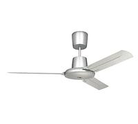 Vortice Nordik Evolution 140 SIL - Ventilatore da soffitto (Ø x A), 142 x 325 mm, colore: Argento