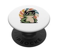 Vortice Retrò Rana Occhiali da Sole Rane Rospo PopSockets PopGrip Adesivo