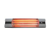 Vortice Riscaldamento a Parete con Cordino, infrarossi, 600/1200/1800 W, Thermologika Design, Grigio, 70004 1800 wattsW