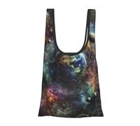 Vortithora Math-Equations-Planets - Borsa per la spesa pieghevole, riutilizzabile, per uso quotidiano