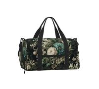 Vortithora Victorian-Era-Floral - Borsone sportivo con scomparto per scarpe