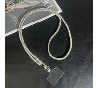 vortixia Catena a Tracolla con Strass Glitterati, Cordino per Telefono, Stile Lungo, Corda per Appendere Il Telefono Cellulare, Catena Anti-Caduta per Telefono Cellulare