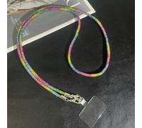 vortixia Catena a Tracolla con Strass Glitterati, Cordino per Telefono, Stile Lungo, Corda per Appendere Il Telefono Cellulare, Catena Anti-Caduta per Telefono Cellulare