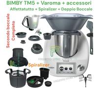 VORWERK BIMBY TM5 ORIGINALE ACCESSORI DOPPIO BOCCALE AFFETTATUTTO SPIRALIZER [EEK: A+++]