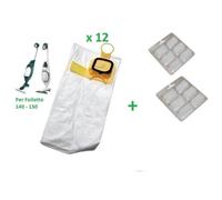 VORWERK FOLLETTO 12 SACCHETTI + PROFUMINI X VK 140 VK150 ADATTABILI COMPATIBILI