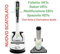 VORWERK FOLLETTO VK7S ROBOT VR7S ASTA CARICATORE DUALE MULTIFUNZIONE EB7s HD7s