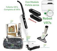 VORWERK FOLLETTO VK7S ROBOT VR7S BORSA ACCESS MULTIFUNZIONE EB7s HD7s 2 BATTERIE