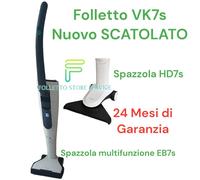 VORWERK FOLLETTO VK7S SENZA FILO MULTIFUNZIONE EB7s SPAZZOLA HD7S 1 BATTERIA [EEK: A+++ - G]