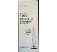 Vorwerk FP200 FILTRELLO PREMIUM ORIGINALE PER FOLLETTO VK200 6 SACCHI + 6 DOVINA