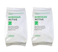 Vorwerk Kobosan 2x500g=1Kg Polvere Pulizia,Neve da Tappeto,Polvere,per Tappeti