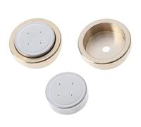 Voryiot 2pcs Ottone Metallo Adattatore Batteria per Film Camera Exposure Meter MR9 PX625 PX13