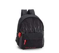 VOS - Zaino Scuola Ragazzo e Ragazza con Vano Principale, Tasca Frontale con Zip, Tasca Laterale con Top Elasticizzato, Spallacci Imbottiti e Regolabili, Retro e Fondo Imbottiti, 30x40Hx17 cm, 24 L