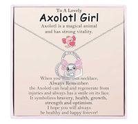 VOSAP Axolotl, collana Axolotl per ragazze, dolce regalo di Natale, compleanno, laurea, per ragazze, figlia, nipote, sorella, nipote amica