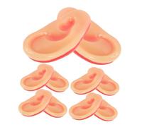 VOSAREA 10 Pezzi Orecchio Finto in TPR Beige, Realistico, Giocattolo Scherzo per Pesce D'aprile e Halloween, Decorazione Halloween, Accessorio Cosplay, Scenografia Teatrale