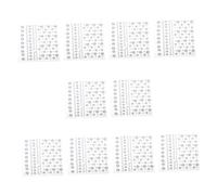 VOSAREA 10fogli Adesivi Strass per Viso Adesivi Decorativi Strass Scintillanti Fai da Te per Viso Artigianali Gemme