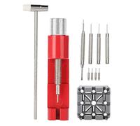 VOSAREA 11pezzi Strumenti Orologiaio Per Rimozione Perni Di Collegamento Cinturino Orologio Martello Punzone Riparazione Manutenzione Utilizzato Per Adattare e Cinturino Del Orologio