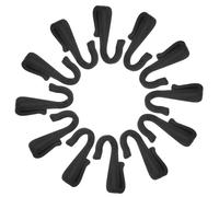 VOSAREA 12 Pezzi Ganci di Plastica a Forma S Resistenti alla Deformazione per Appendere Utensili da Cucina e Piatti, Facili da Pulire, per Cucina e Ufficio