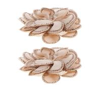 VOSAREA 2 Pezzi Fermagli per Scarpe Fiore a Rosa con Clip Staccabili Vintage per Scarpe da Sposa Invernali Accessori Decorativi Eleganti per Donna