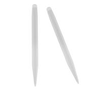VOSAREA 2 Pezzi Penna Stilo Magnetica Bianca per Touchscreen Doppia Punta da 10mm e 2.5mm in Plastica, Portatile per Schermi Interattivi e Sessioni di Formazione a Distanza