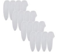 VOSAREA 25 Pezzi Coprilama Coltelli Bianco in Plastica | Protegge Lame Coltelli, Protettore per Coltello, per Spedizione e Trasporto, Design Elegante