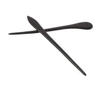 VOSAREA 2pezzi Bacchette per Capelli Cinesi in Legno di Ebano Spille Artigianali con Frange Eleganti per Donne Accessori Tradizionali Hanfu per Acconciature Storiche e Cerimonie Culturali
