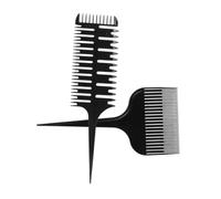 VOSAREA 2pezzi Pettine per Acconciature Capelli Multifunzione Pettine per Riga dei Capelli da Uomo per Colorazione dei Strumento per Styling per Suddivisione