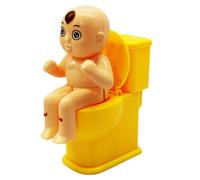 VOSAREA 3 Pezzi Giocattolo Water Closestool Scherzoso Getto d'Acqua | Plastica, Forma a Water Cartoon, Effetto Realistico, per Scherzi Quotidiani e Festa di Aprile Colore Casuale