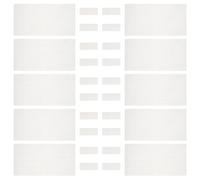 VOSAREA 30 Pezzi Rete Plastica per Borse all'Uncinetto, Fogli 31x61 Fori | Tela Rigida Bianca per Ricamo e Lavori Creativi, Fori Uniformi, Riutilizzabile, per Basi Rotonde e Quadrate