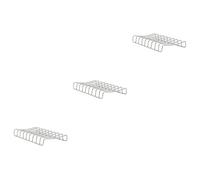 VOSAREA 3pezzi Portasapone Acciaio Inossidabile Con Vassoio Drainer Design Minimalista Per Bagno e Cucina Antiscivolo e Facile Da Pulire Scatola Per Sapone Con Flusso Per Superfici