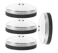 VOSAREA 4 Pezzi Piedini Antivibrazione per Diffusori in Lega e Eva, Supporto Stabile Riduzione Rumore, Facile Installazione per Impianti Audio Domestici e Home Theater