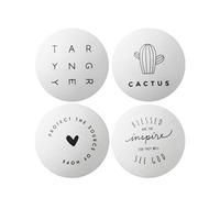 VOSAREA 4 PZ Fermaporte Adesivi Tampone Autoadesivo Anticollisione Protezione per Mobili Parete Finestre Maniglie Porta