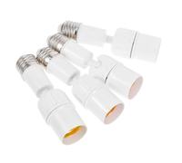 VOSAREA 4pezzi Adattatore per Presa di Luce Prolunga Base Portalampada per Lampadina Connettore Adattatore per Luce LED Estensore per Illuminazione per Ufficio Domestico