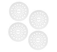 VOSAREA 4pezzi Copertura Bianca Tappo Di Centrifuga in Plastica Accessorio Per Essiccazione Automatica Copertura Per Cestello Di Disidratazione