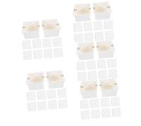 VOSAREA 5 Set Scatola Giunzione Elettrica Pvc Per Muro Installazione Facile E Resistente Adatta Per Interni Ed Esterni Per Cablaggio Elettrico E Decorazione 10 Pezzi*5