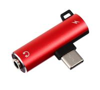 VOSAREA Adattatore Cuffie Type-c a 3,5 Mm Convertitore Ricarica, Connettore Gomito 90° in Lega di Alluminio Resistente, Compatibile per Ascolto Musica Durante la Carica, per Auricolari