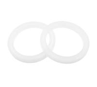 VOSAREA Anello Diffusore Lampada in Silicone 4 Pezzi per Luci | Bianco, Resistente al Calore, Design a Bordo Largo e Anello, per Stanza e Relax