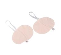 VOSAREA Assorbenti Ascellari in Cotone Beige Riutilizzabili per Proteggere la Maglia da Sudore Facile Applicazione alle Maniche, 1 Paio per Uomo e Donna
